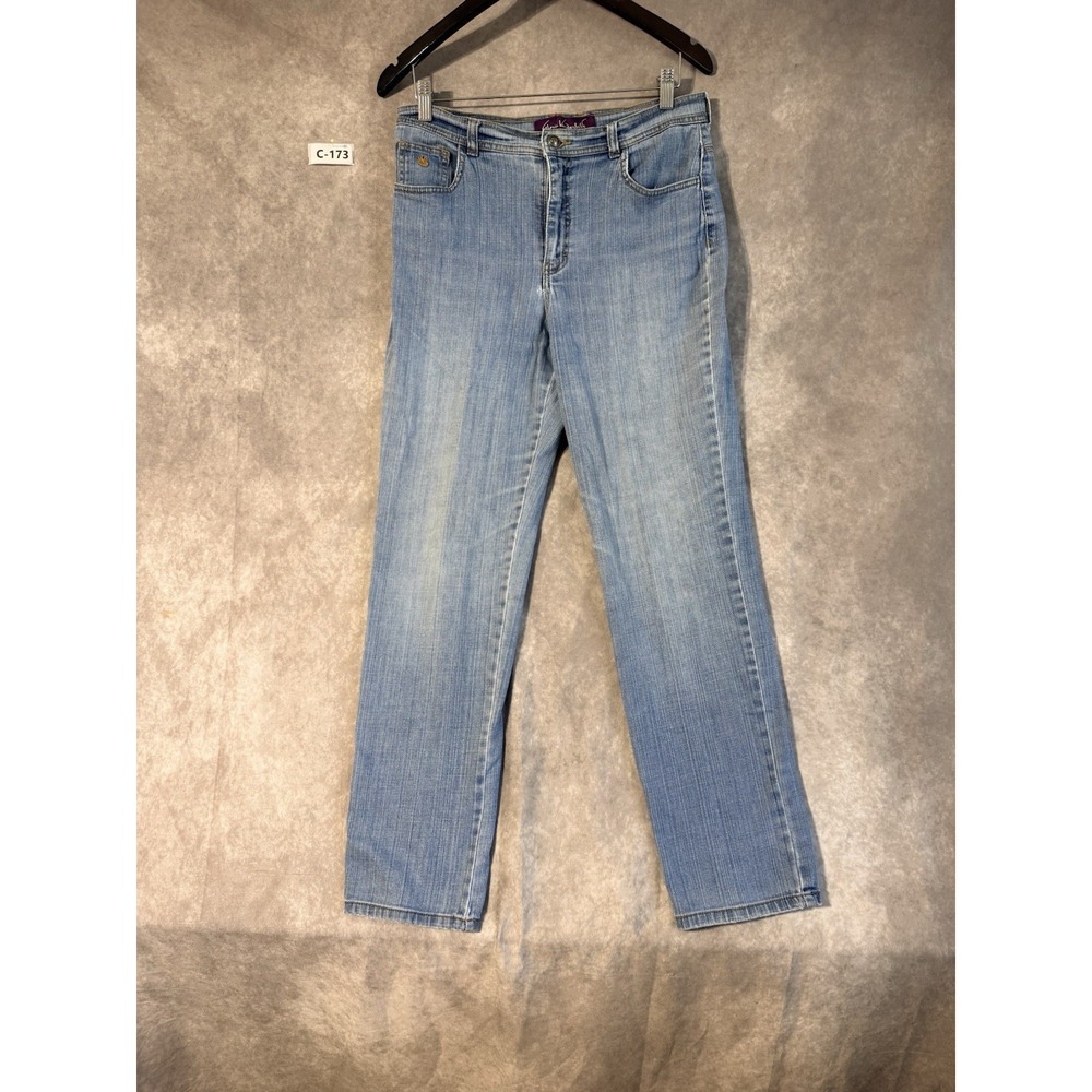 Gloria Vanderbilt Jeans Women's Size 10 Light Wash Straight Leg